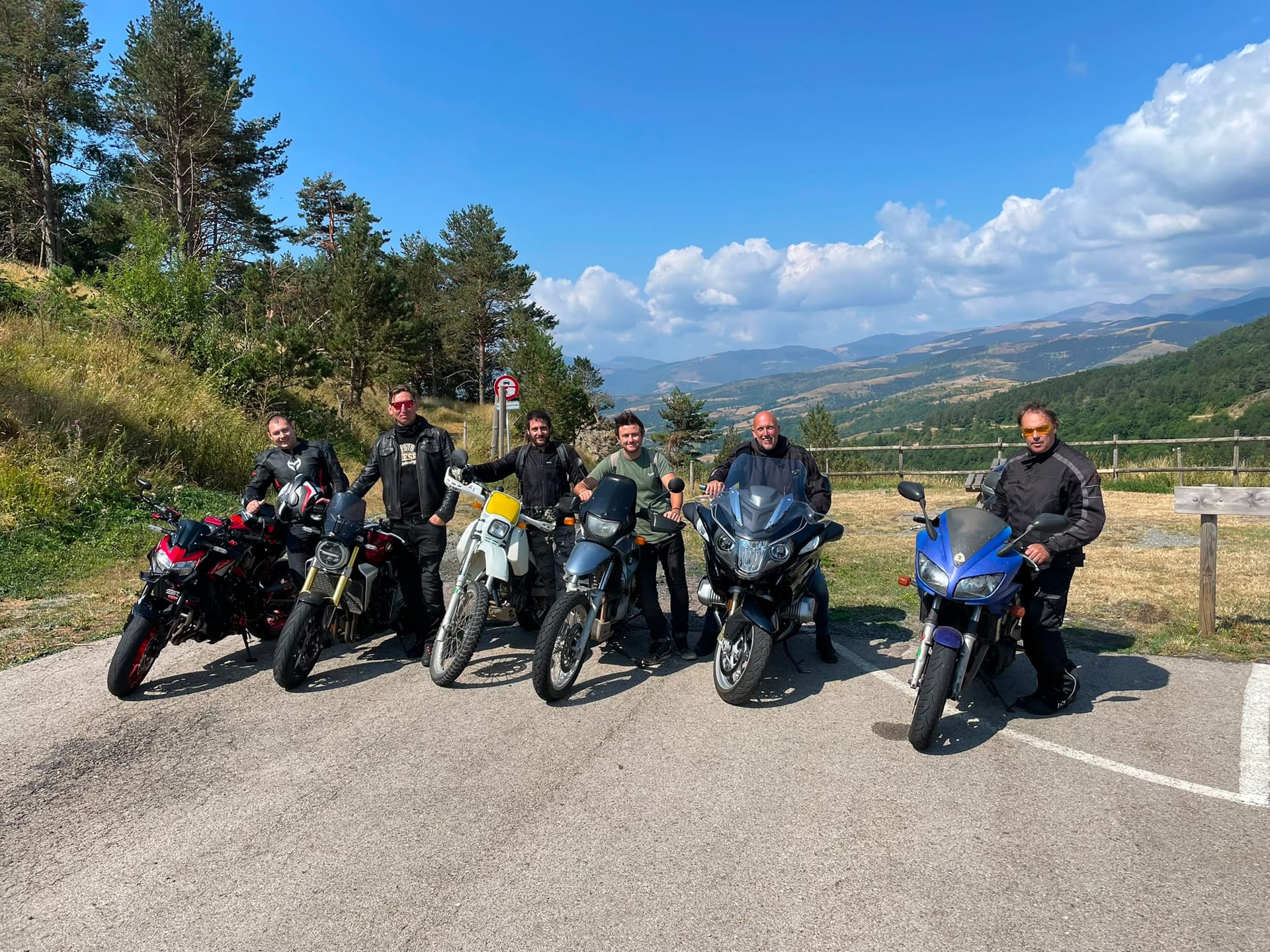 Ruta circular en Moto