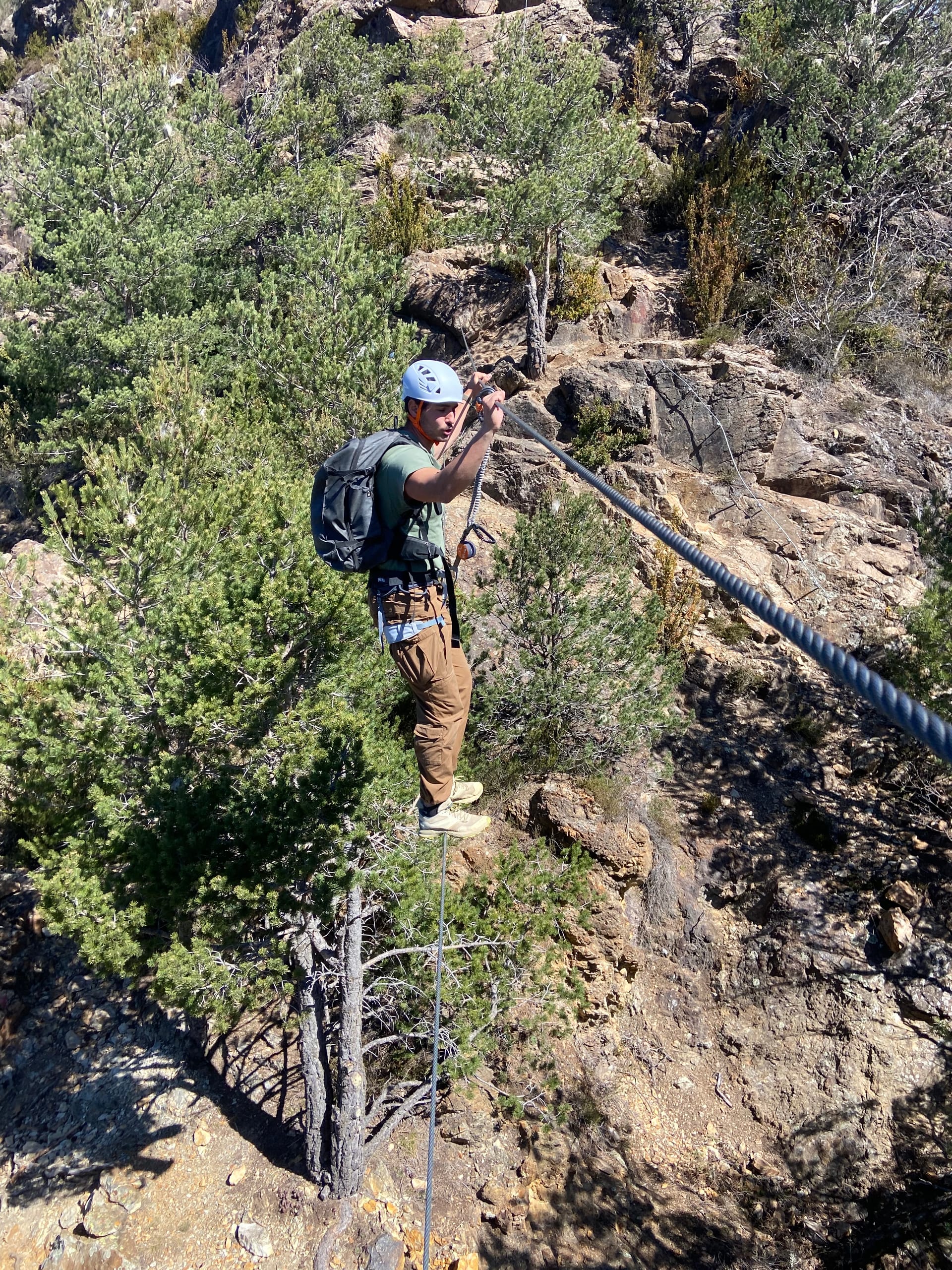 via ferrata roca de la creu + Ermita de Sant Antoni