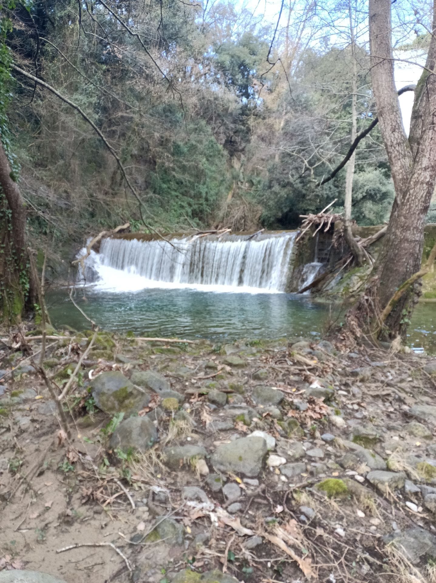 resclosa, canal i gorg del Brugent
