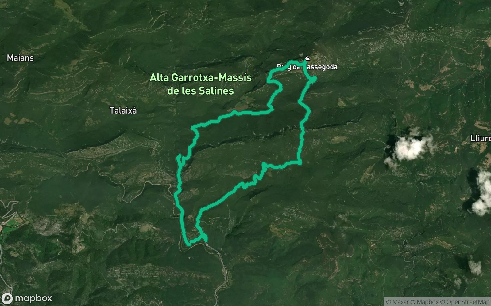 Sadernes-Sant feliu del riu-Bassegoda-Sant andreu de Guitarriu-Sadernes