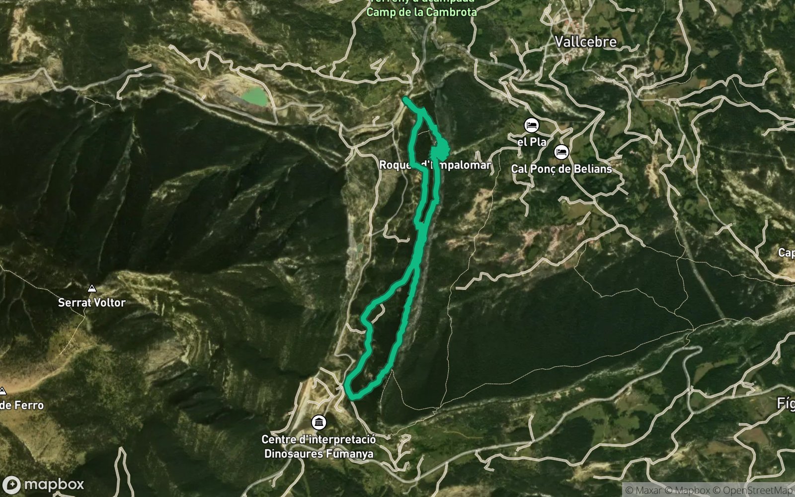 Excursió de via ferrada pla de la barraca