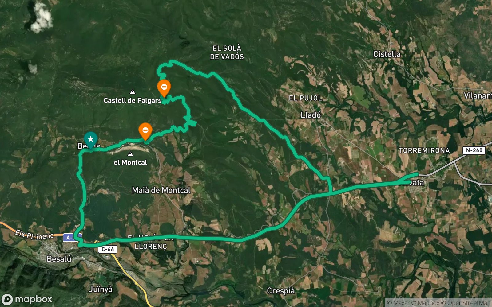 Navata-Mare de déu del Mont-Beuda-Navata